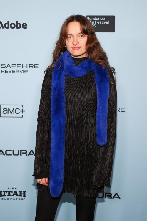 Alina Ushakova Charms at Mad Bills to Pay Premiere, January 2025