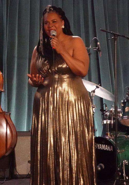Amanda King Performs at APAP in New York City, January 2025