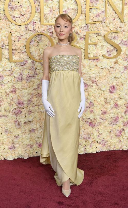 Ariana Grande Dazzles in Archival Dress at 82nd Golden Globes, January 2025 1