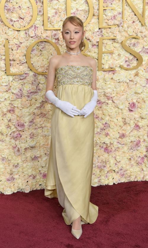 Ariana Grande Dazzles in Archival Dress at 82nd Golden Globes, January 2025 2