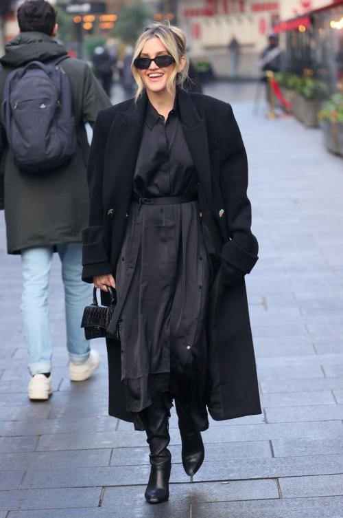 Ashley Roberts Arrives at Heart Radio, January 2025 1