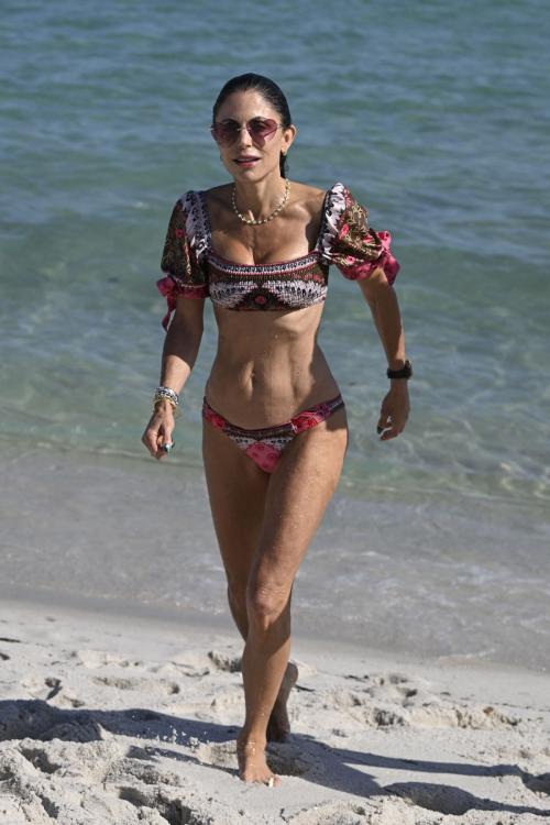 Bethenny Frankel in Bikini at Beach on New Year