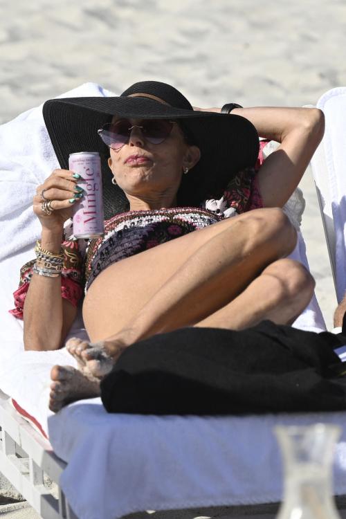Bethenny Frankel in Bikini at Beach on New Year