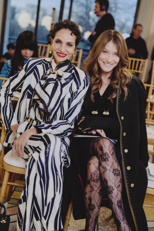 Carla Bruni Exudes Elegance at Schiaparelli Event, January 2025 2