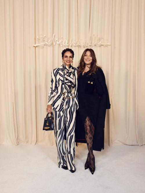 Carla Bruni Exudes Elegance at Schiaparelli Event, January 2025 5