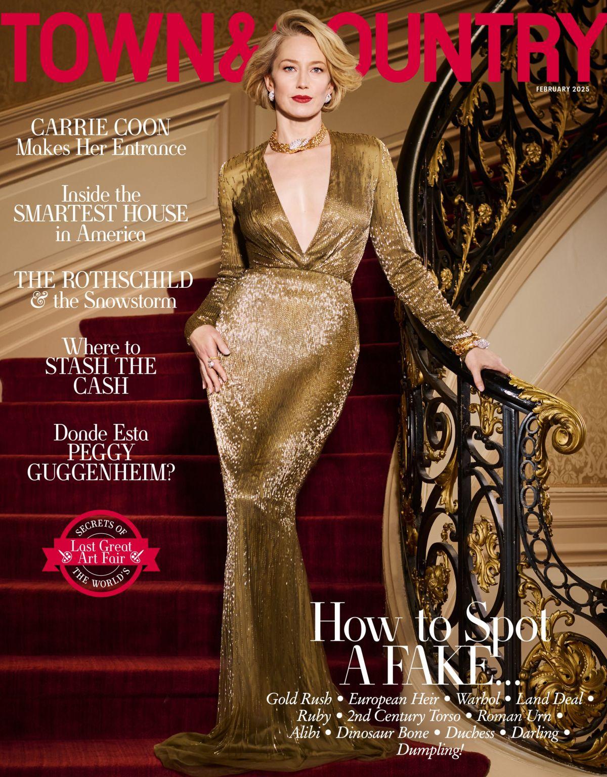Carrie Coon for Town & Country, February 2025