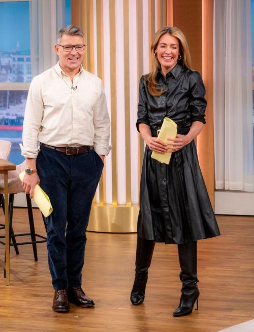 Cat Deeley Appears on This Morning TV Show in London, January 2025