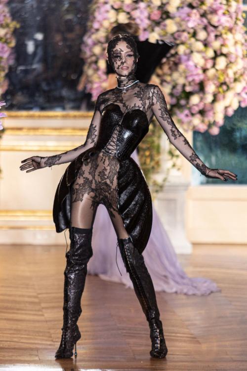 Coco Rocha at Yuima Nakazato Haute Couture Show, January 2025