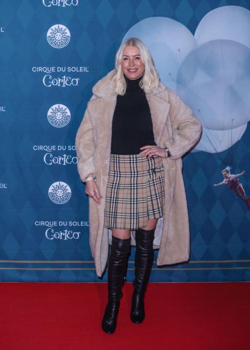 Denise Van Outen at Cirque du Soleil Corteo Premiere, January 2025