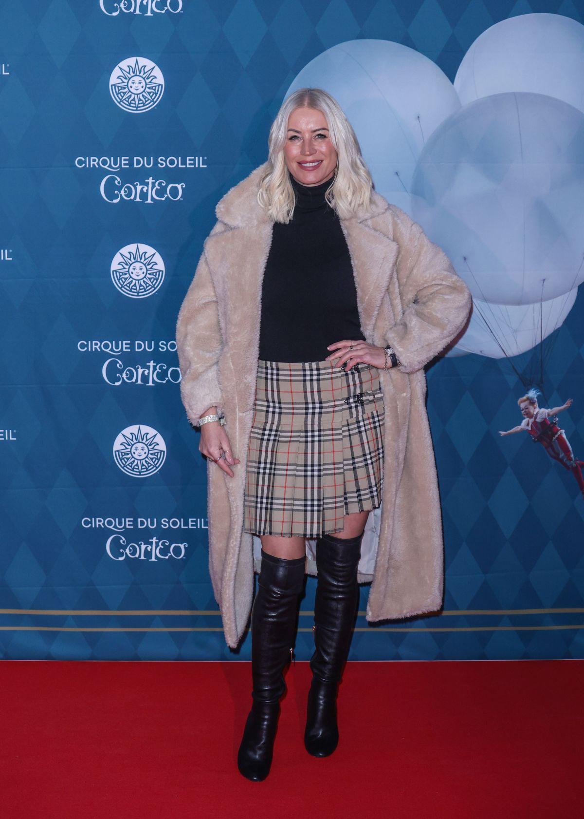 Denise Van Outen at Cirque du Soleil Corteo Premiere, January 2025