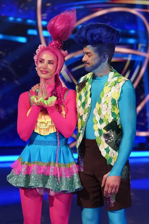 Ferne McCann at Dancing on Ice, January 2025