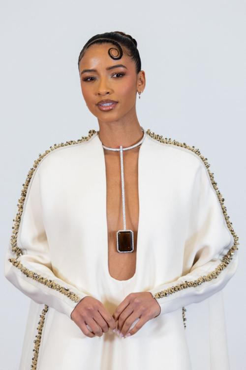​Flora Coquerel at PFW Stephane Rolland HC Photocall, January 2025​