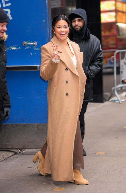 Gina Rodriguez Leaves Good Morning America, January 2025
