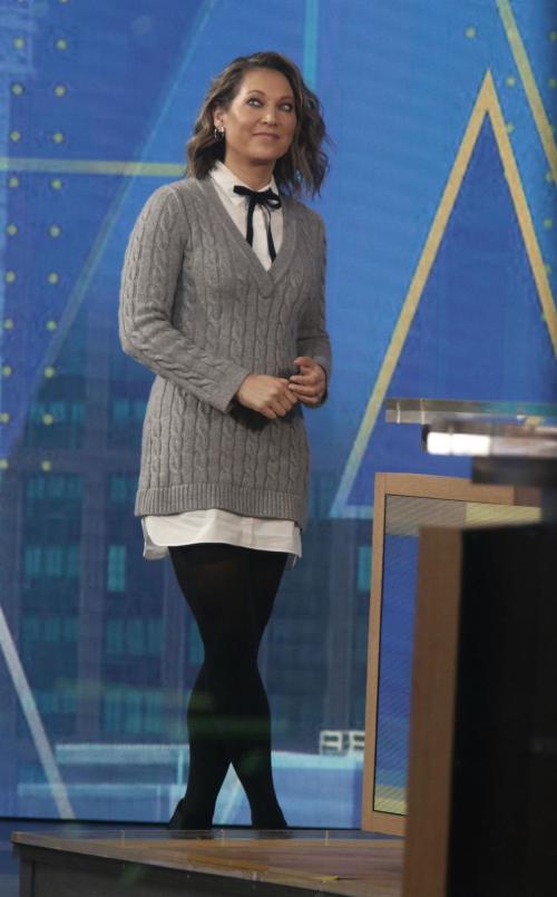 Ginger Zee on the Set of Good Morning America, January 2025 5