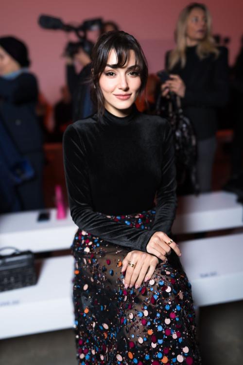 Hande Erce at Elie Saab Haute Couture Show, January 2025