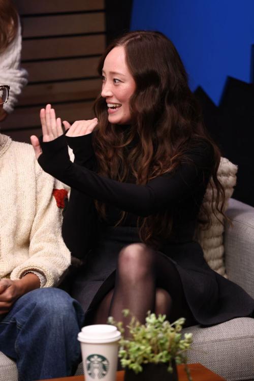 Havana Rose Liu Visits Vulture Spot at Sundance, January 2025
