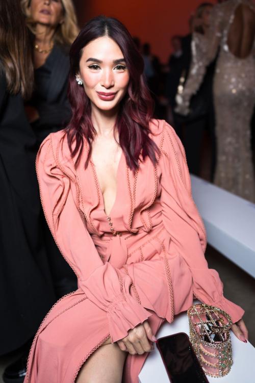 Heart Evangelista at Elie Saab Haute Couture Show, January 2025