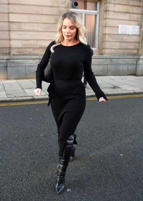 Helen Flanagan Leaves Wirral Magistrates Court, January 2025 4