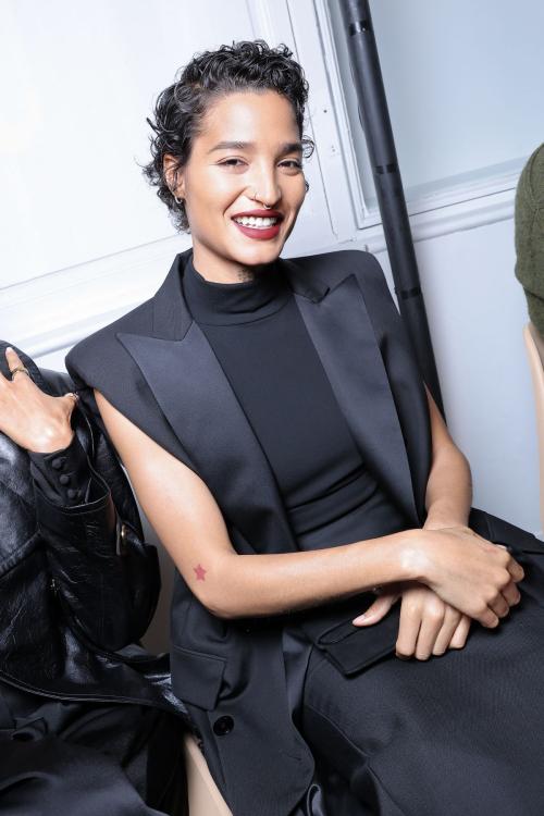 Indya Moore at Alexandre Vauthier Haute Couture Show, January 2025 5