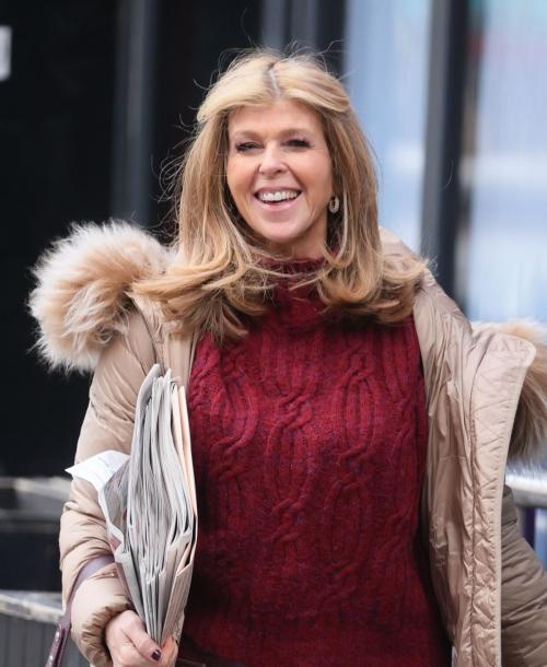 Kate Garraway Leaves Heart Radio in London, January 2025 1
