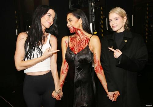 Katy Perry Visits Nicole Scherzinger on Broadway, January 2025 3