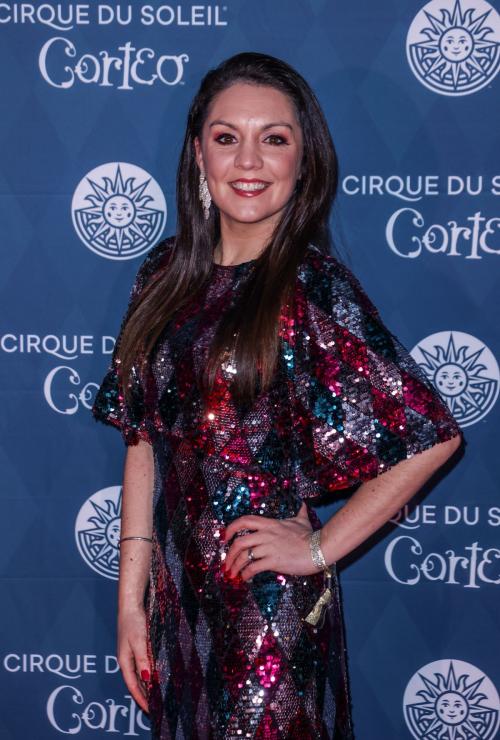 Laura Tobin Graces Cirque du Soleil Corteo Premiere, January 2025