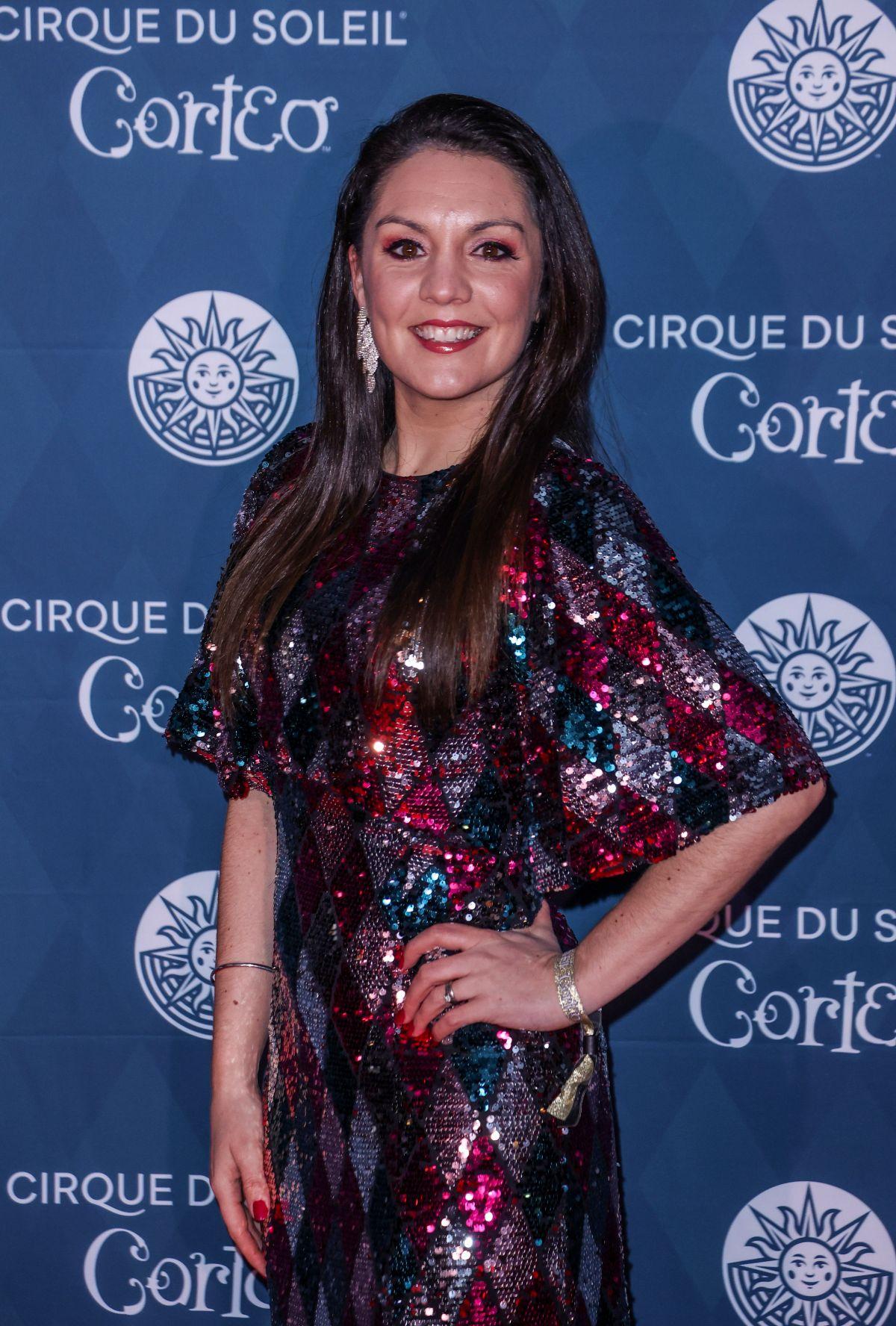 Laura Tobin Graces Cirque du Soleil Corteo Premiere, January 2025