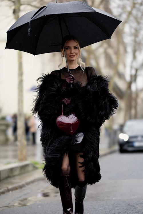 Leonie Hanne at Elie Saab Haute Couture Show, January 2025