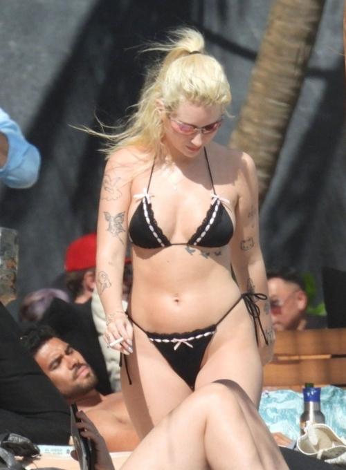Lottie Moss in Bikini at Beach in Tulum, January 2025 2