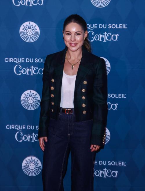 Louise Thompson Dazzles at Cirque du Soleil Corteo Premiere, January 2025