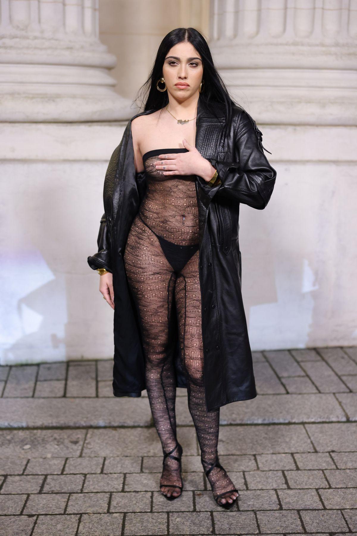 Lourdes Leon at Saint Laurent Menswear Show, January 2025
