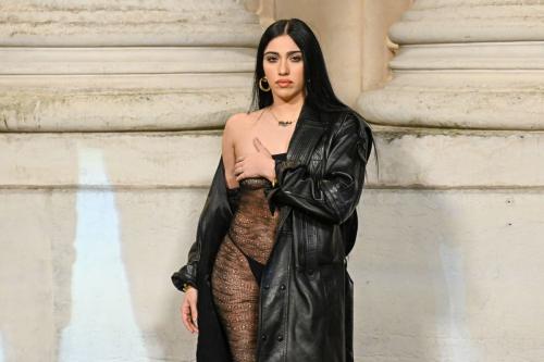 Lourdes Leon at Saint Laurent Menswear Show, January 2025 1