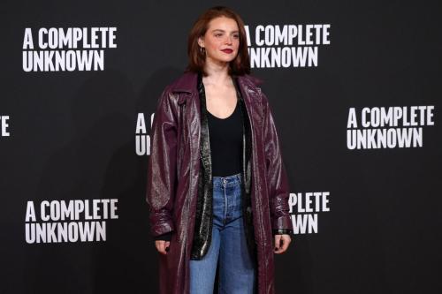 Ludovica Bizzaglia at A Complete Unknown Premiere, January 2025 1