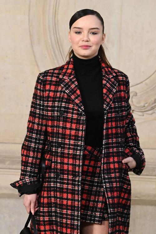 Mallory Wanecque at Christian Dior Haute Couture Show, January 2025
