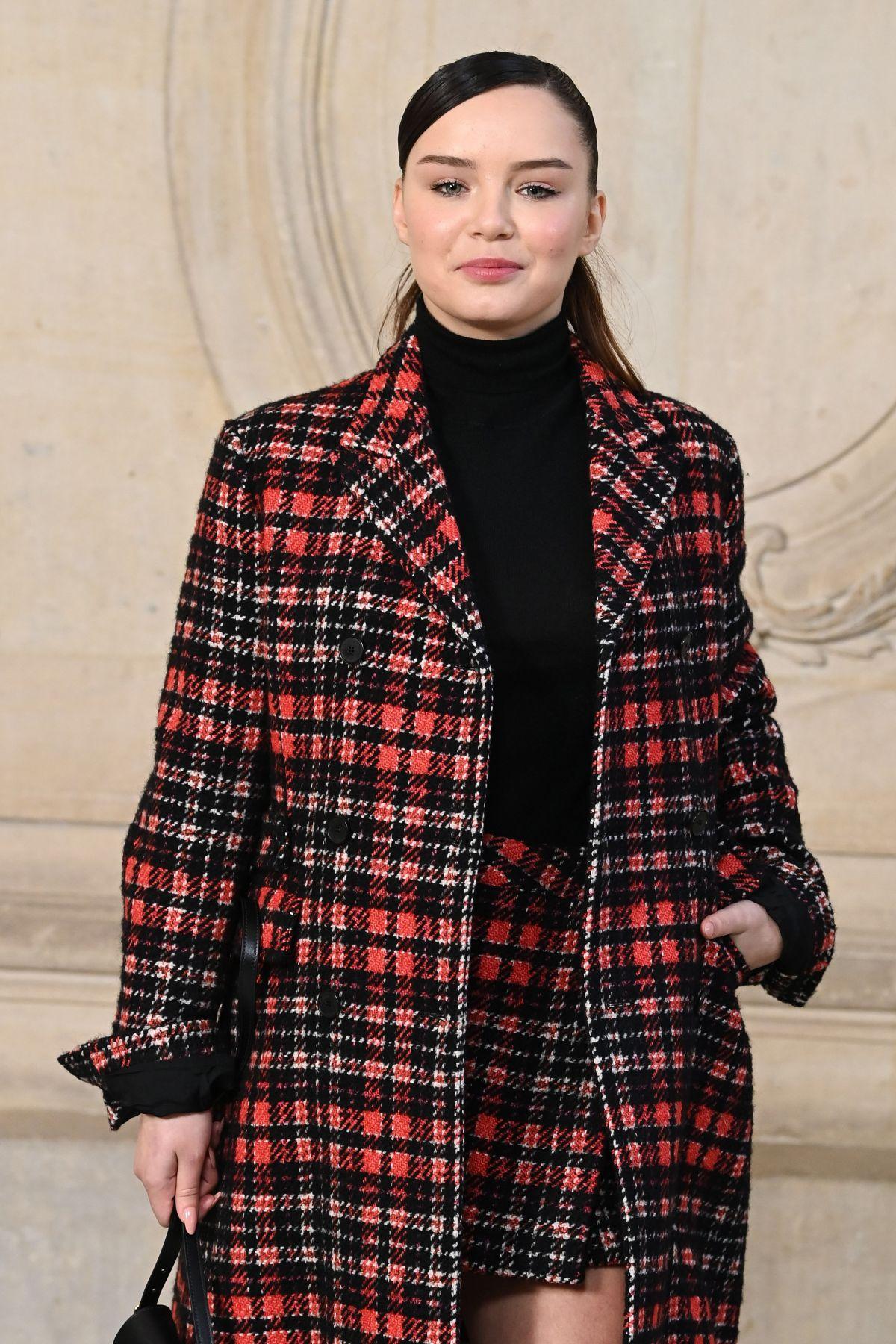 Mallory Wanecque at Christian Dior Haute Couture Show, January 2025
