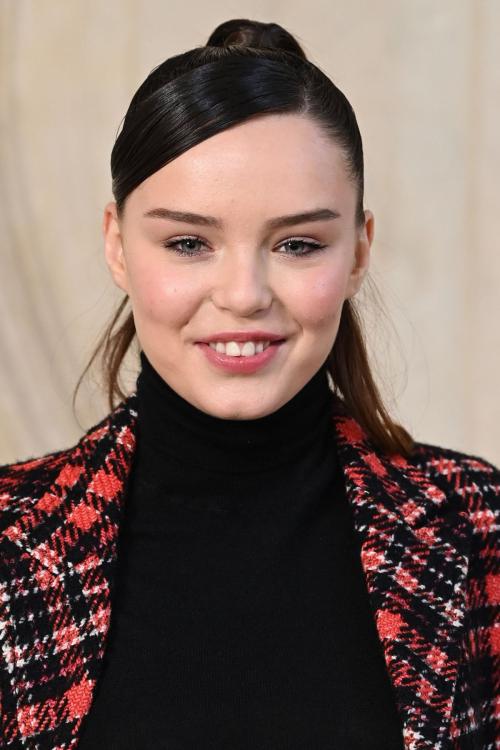 Mallory Wanecque at Christian Dior Haute Couture Show, January 2025 1
