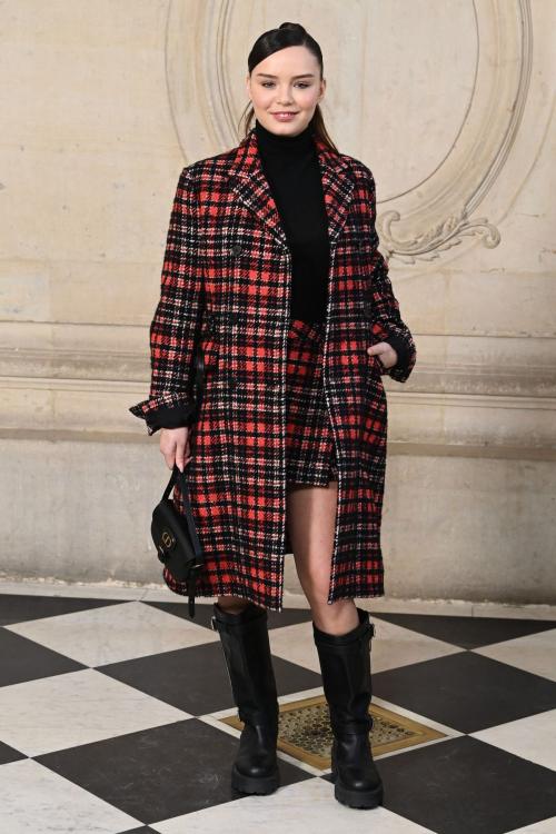 Mallory Wanecque at Christian Dior Haute Couture Show, January 2025 2