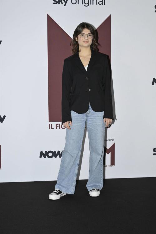 Matilde Potenza Stuns at M - Son of the Century Photocall, January 2025 1