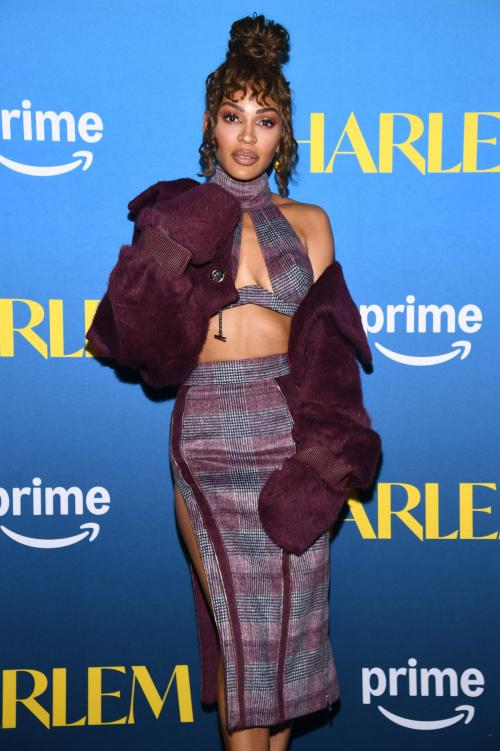 Meagan Good at Harlem Season 3 Premiere, January 2025