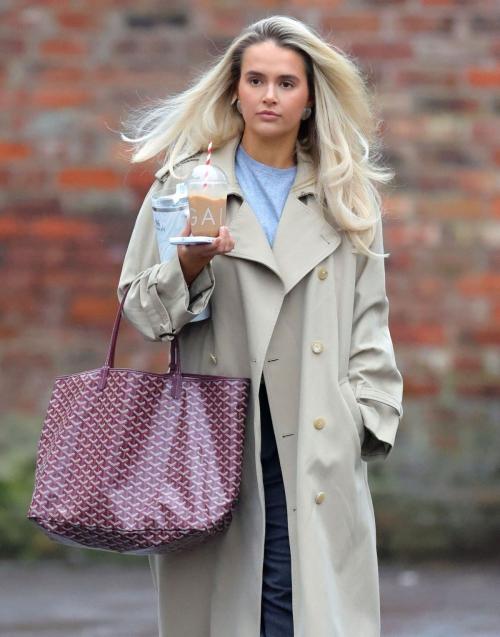 Molly Mae Hague Leaves Office with Coffee, January 2025 4
