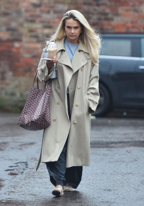 Molly Mae Hague Leaves Office with Coffee, January 2025 5