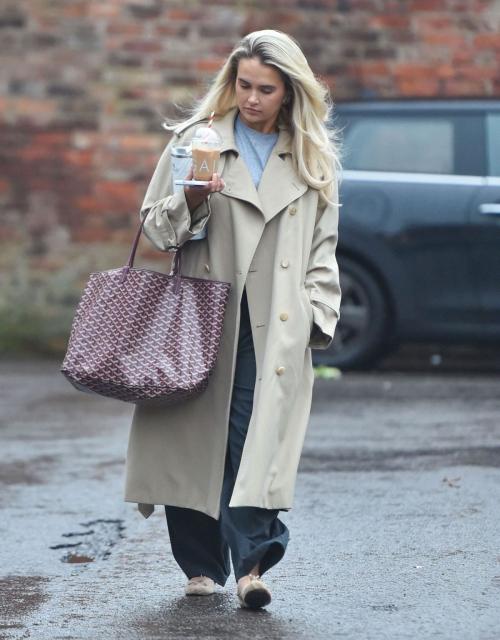 Molly Mae Hague Leaves Office with Coffee, January 2025 6