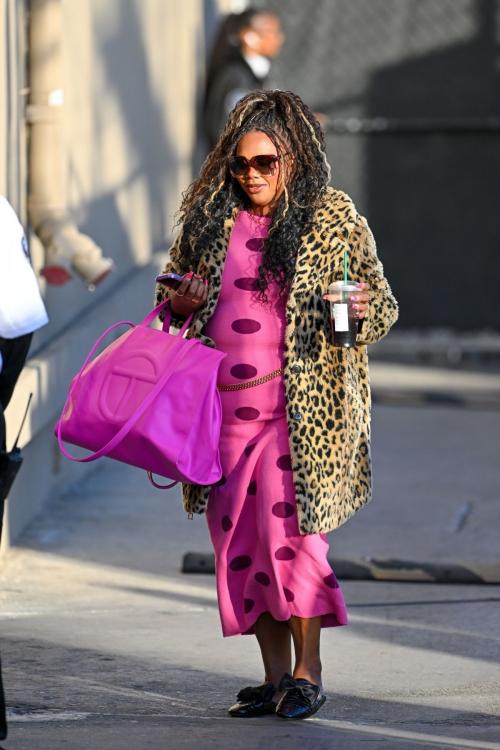 Nicole Byer Arrives at Jimmy Kimmel Live, January 2025 1