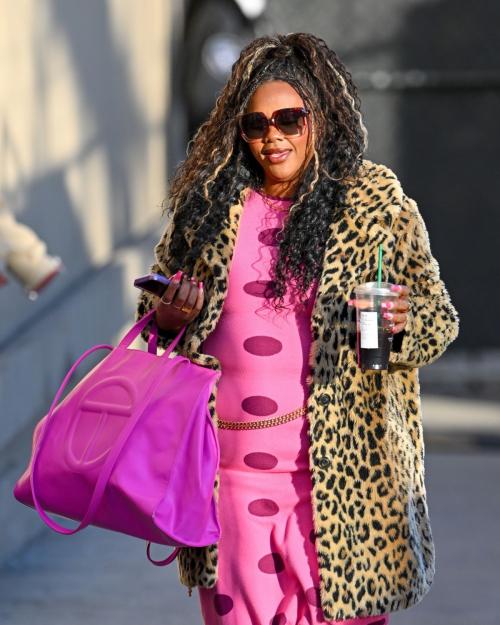 Nicole Byer Arrives at Jimmy Kimmel Live, January 2025 2
