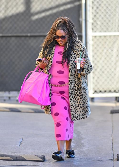 Nicole Byer Arrives at Jimmy Kimmel Live, January 2025 3