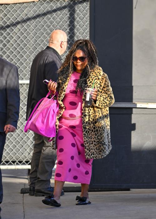 Nicole Byer Arrives at Jimmy Kimmel Live, January 2025 4