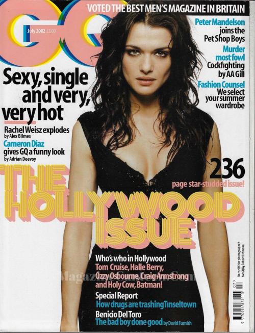 Rachel Weisz for British GQ, July 2002