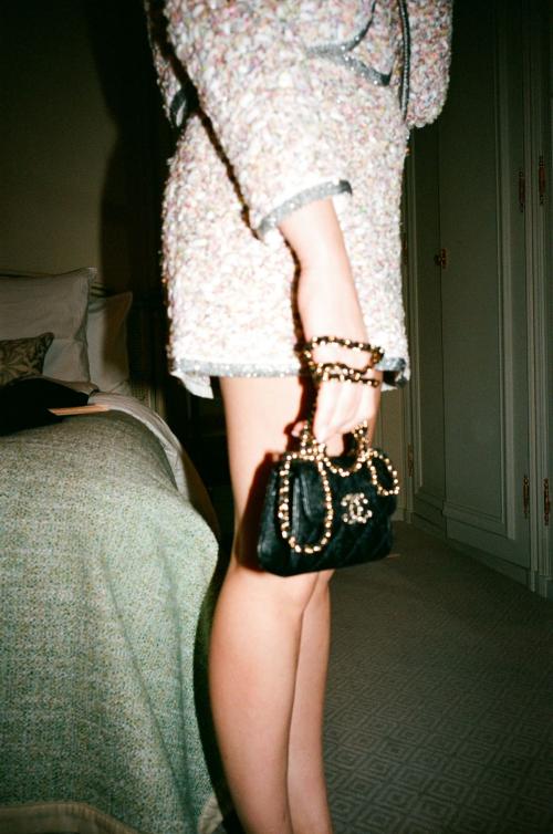 Shira Haas getting ready for Chanel Fashion Show, January 2025 7