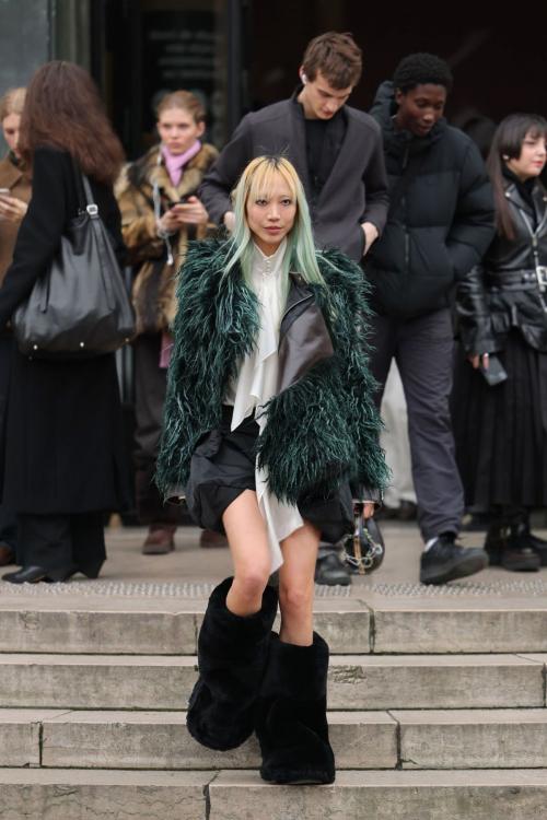 Soo Joo Park at Sacai Menswear Show, January 2025 9