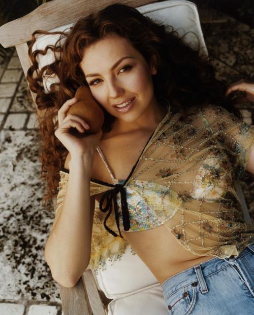 Thalia at a Photoshoot, 2002 5